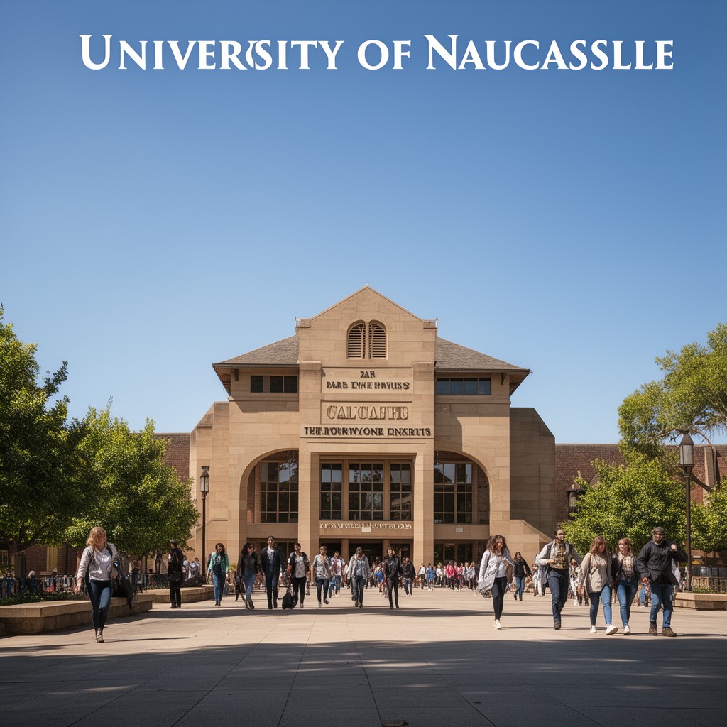 AI-generated illustration of University of Newcastle