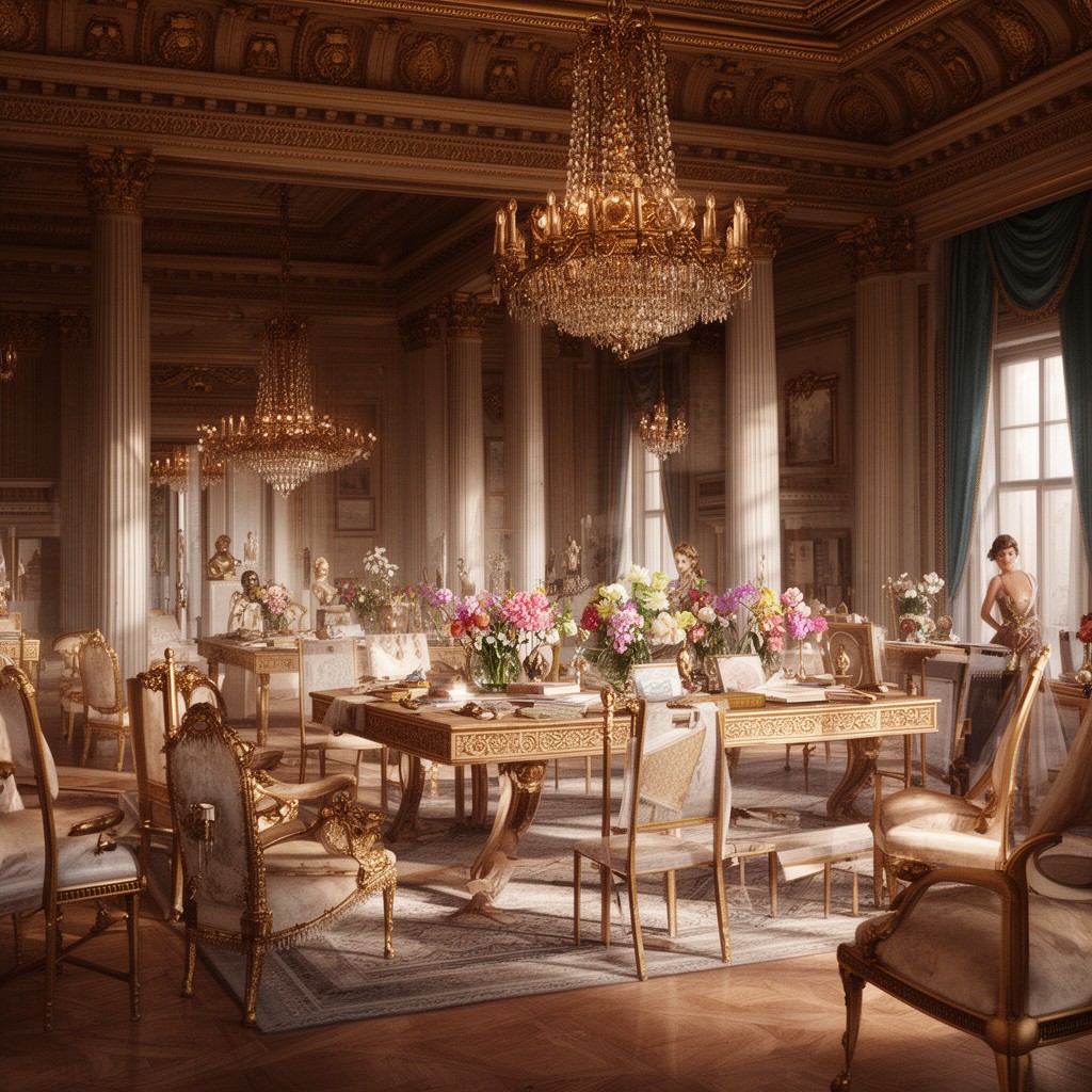 AI-generated illustration of Empire style