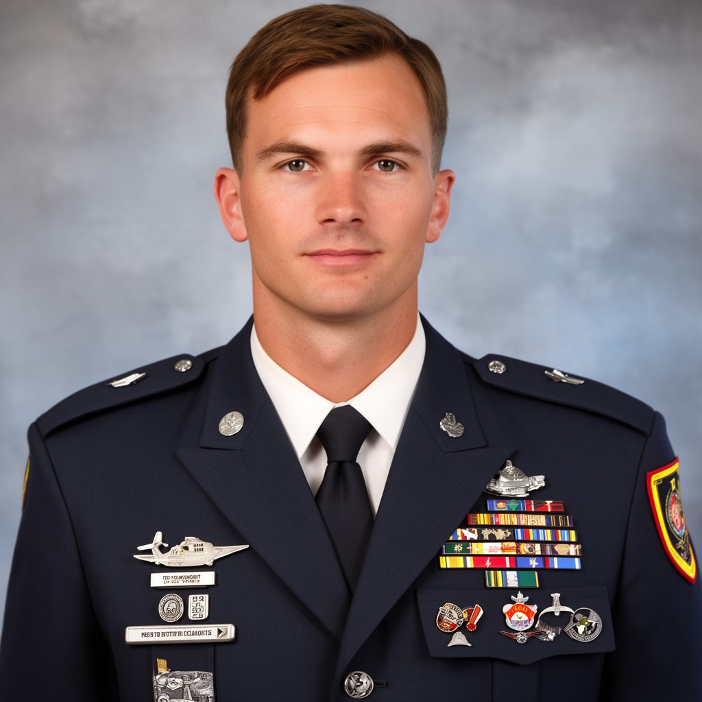 AI-generated illustration of Commandant of Cadets