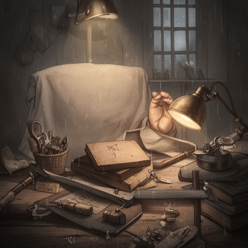 AI-generated illustration of Protestant work ethic