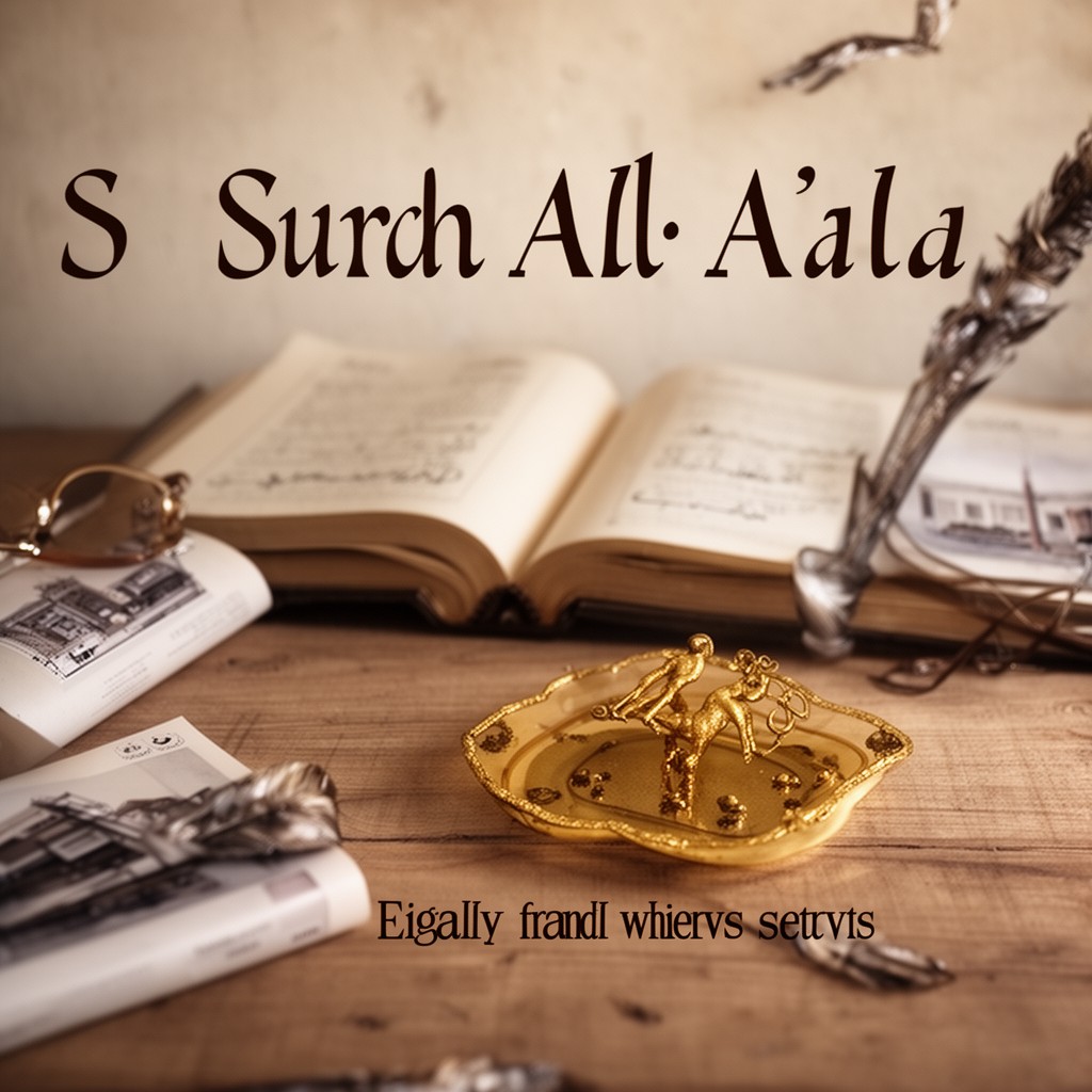 AI-generated illustration of Surah Al-A'la