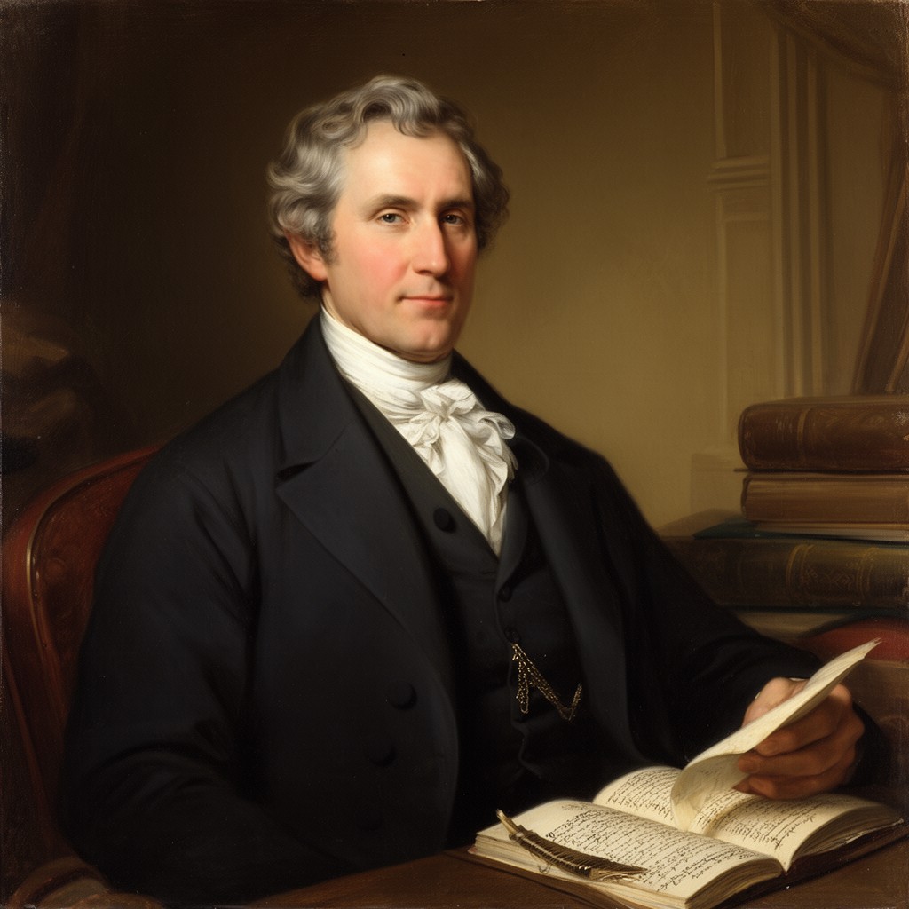 AI-generated illustration of Oliver Ellsworth