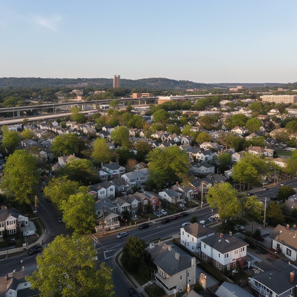 AI-generated illustration of Temple Hills, Maryland