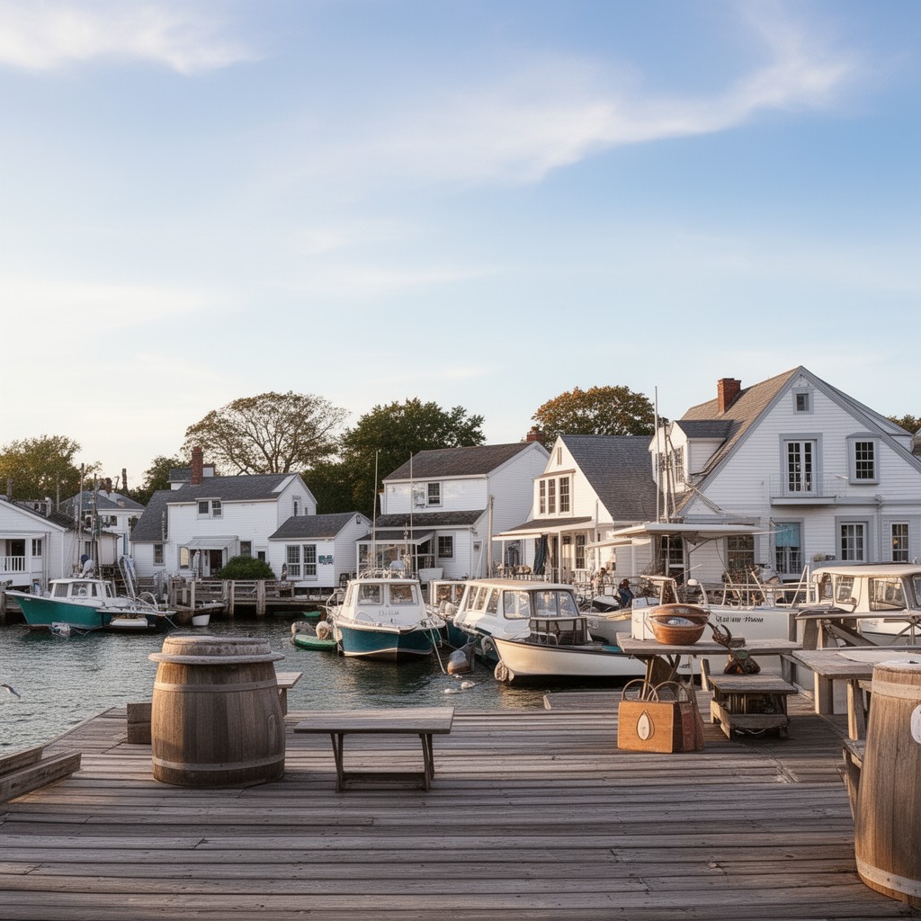 AI-generated illustration of Cotuit