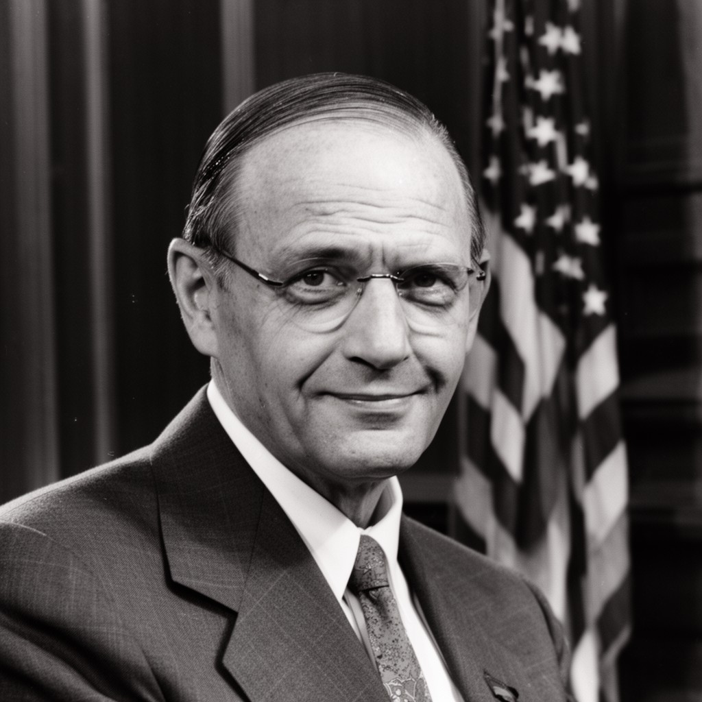 AI-generated illustration of Otto Kerner Sr.