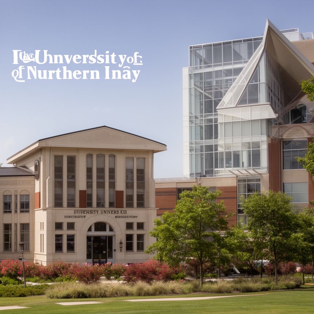 AI-generated illustration of University of Northern Iowa