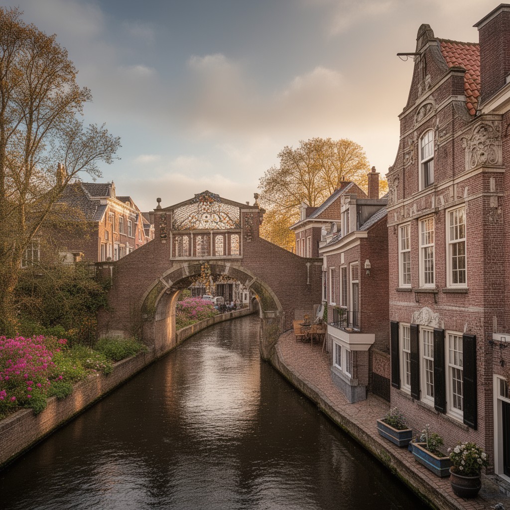 AI-generated illustration of Vaartsche Rijn
