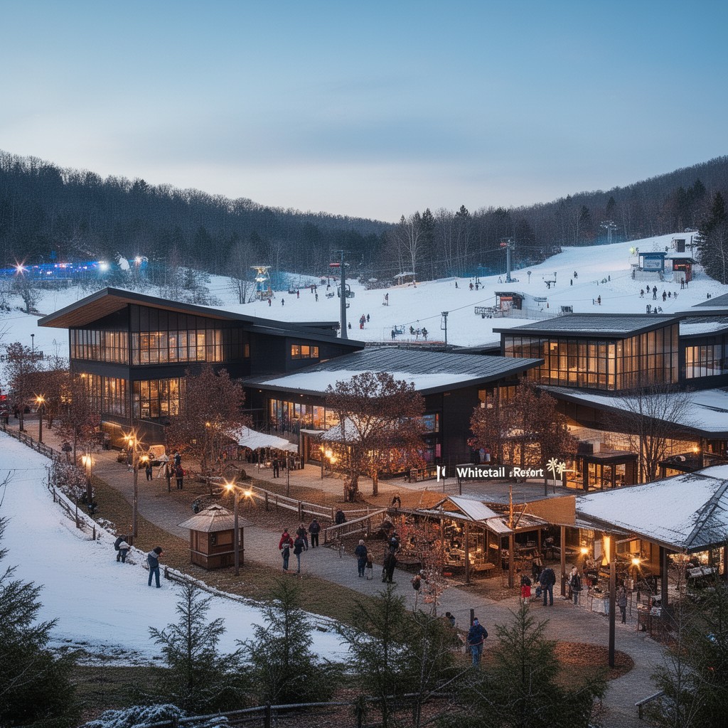 AI-generated illustration of Whitetail Resort
