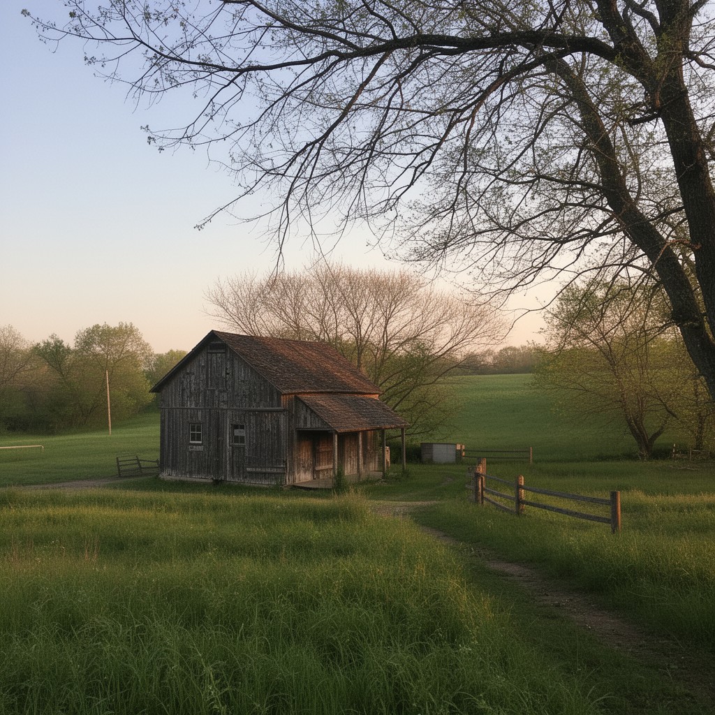 AI-generated illustration of Vernon Springs, Iowa