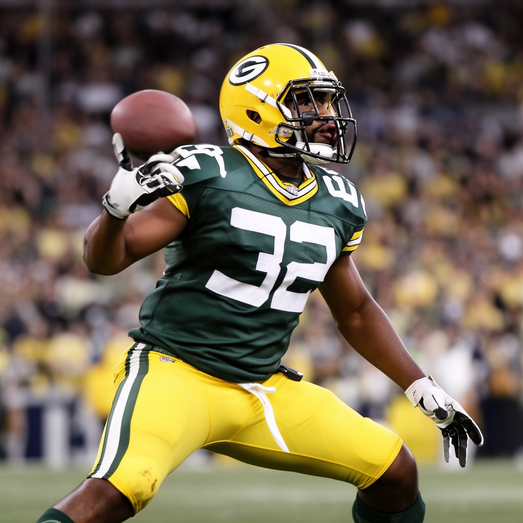 AI-generated illustration of Charles Woodson