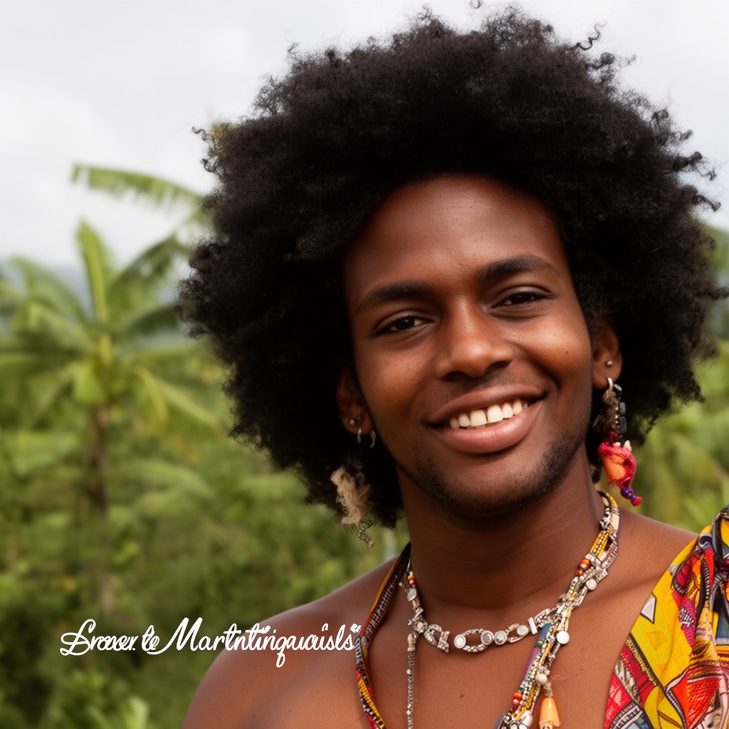 AI-generated illustration of Afro-Martiniquais