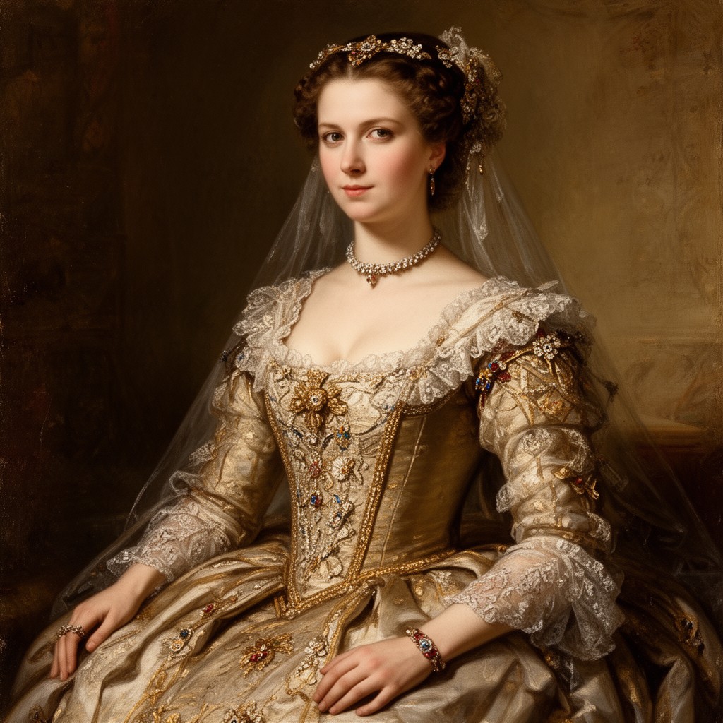 AI-generated illustration of Elisabeth of Valois