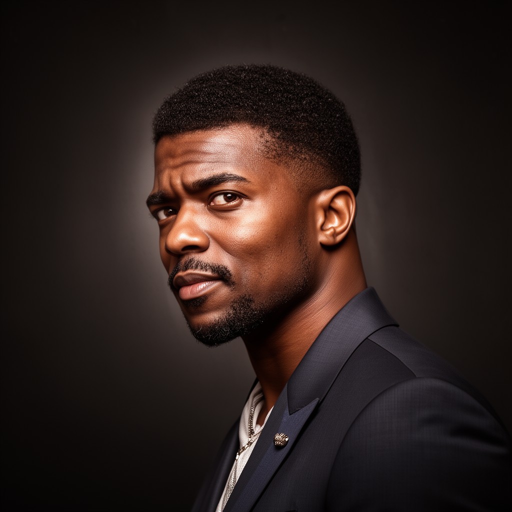 AI-generated illustration of Chadwick Boseman