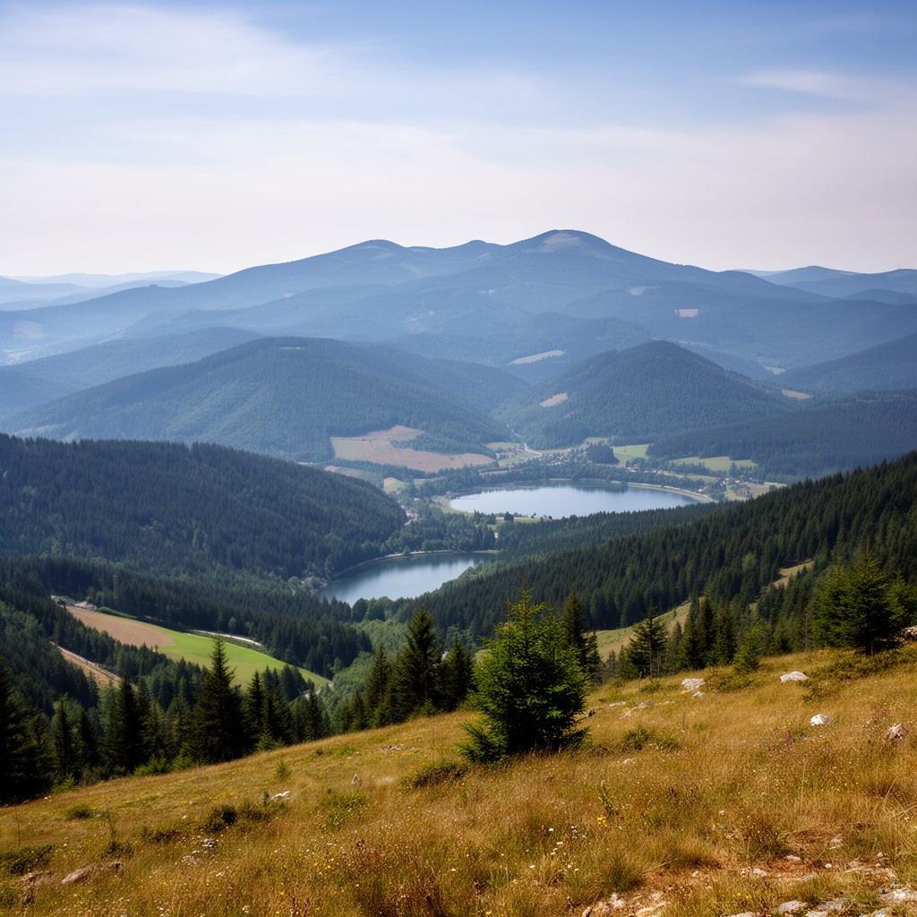 AI-generated illustration of Vosges Mountains