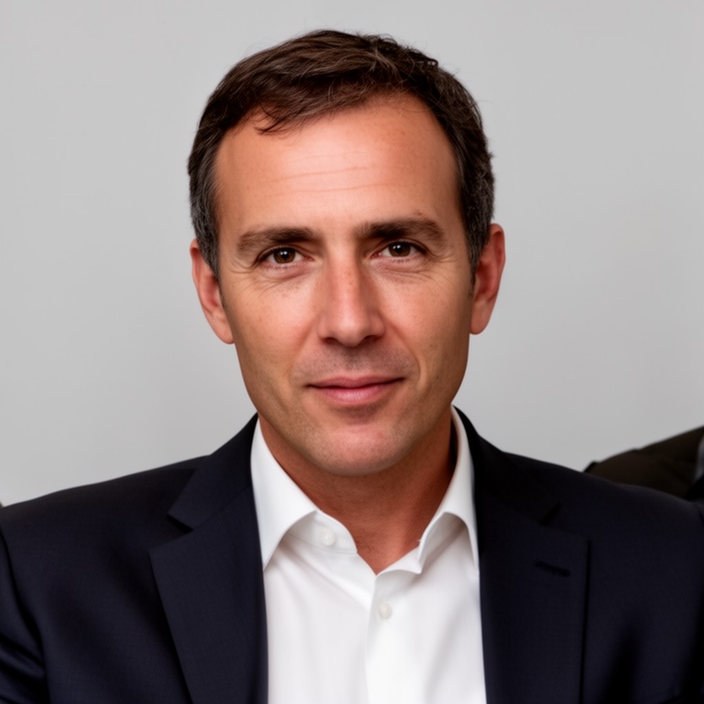 AI-generated illustration of Xavier Niel
