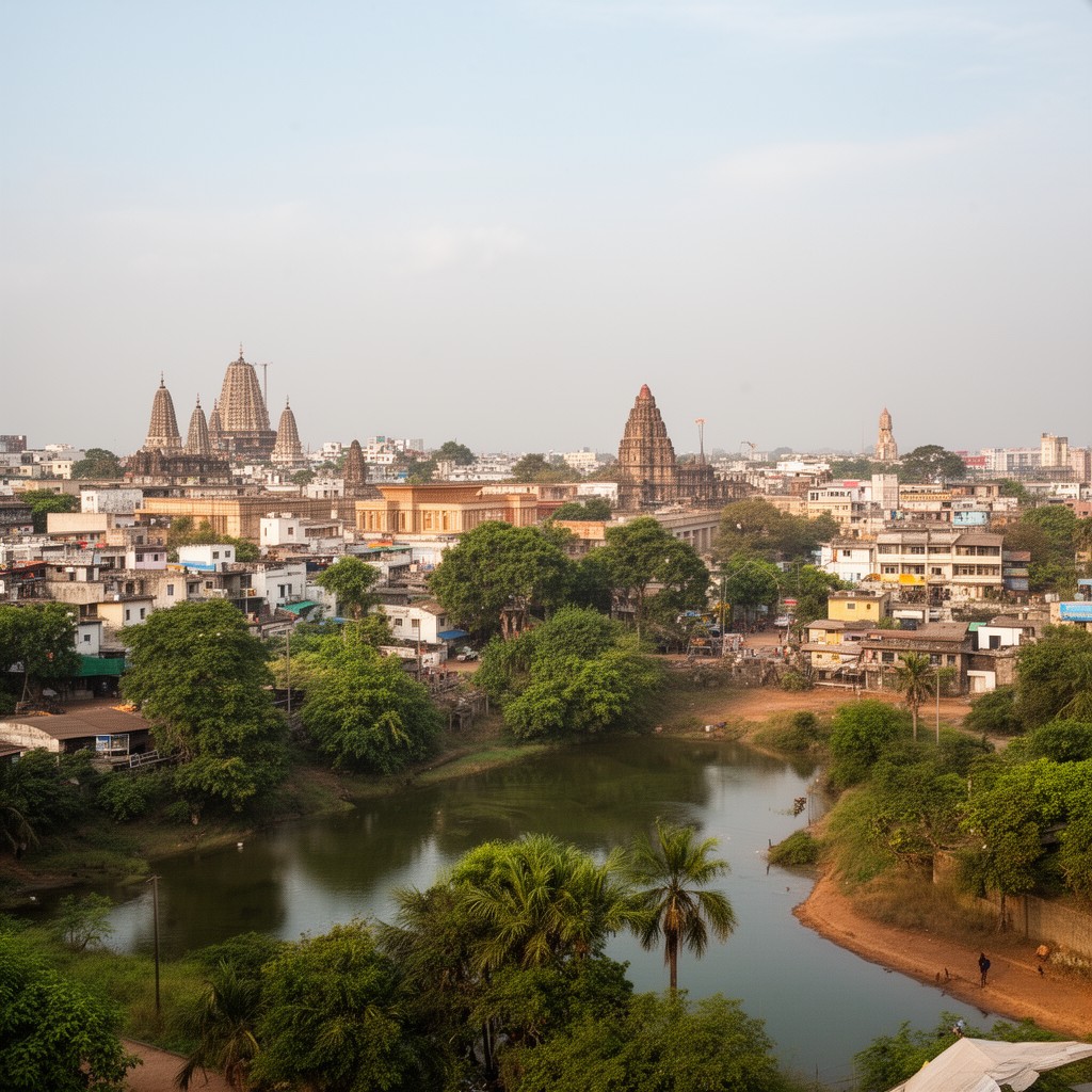 AI-generated illustration of Tiruchirappalli