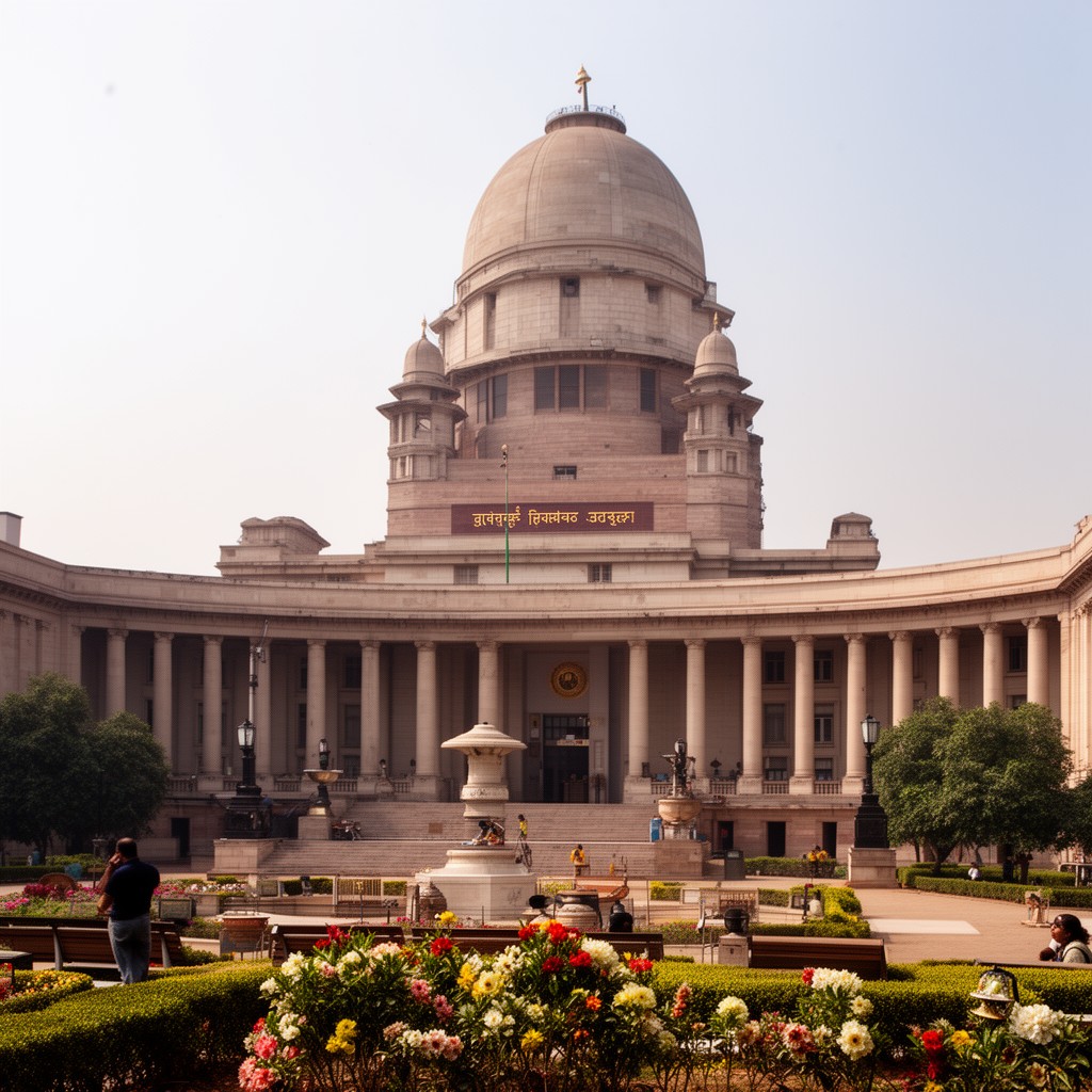AI-generated illustration of Uttar Pradesh Legislative Assembly