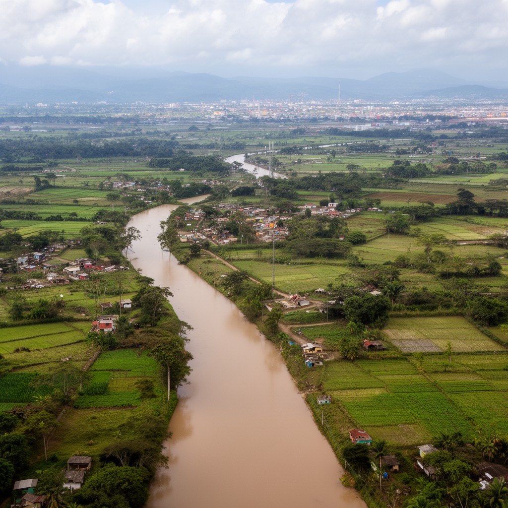 AI-generated illustration of Babahoyo River
