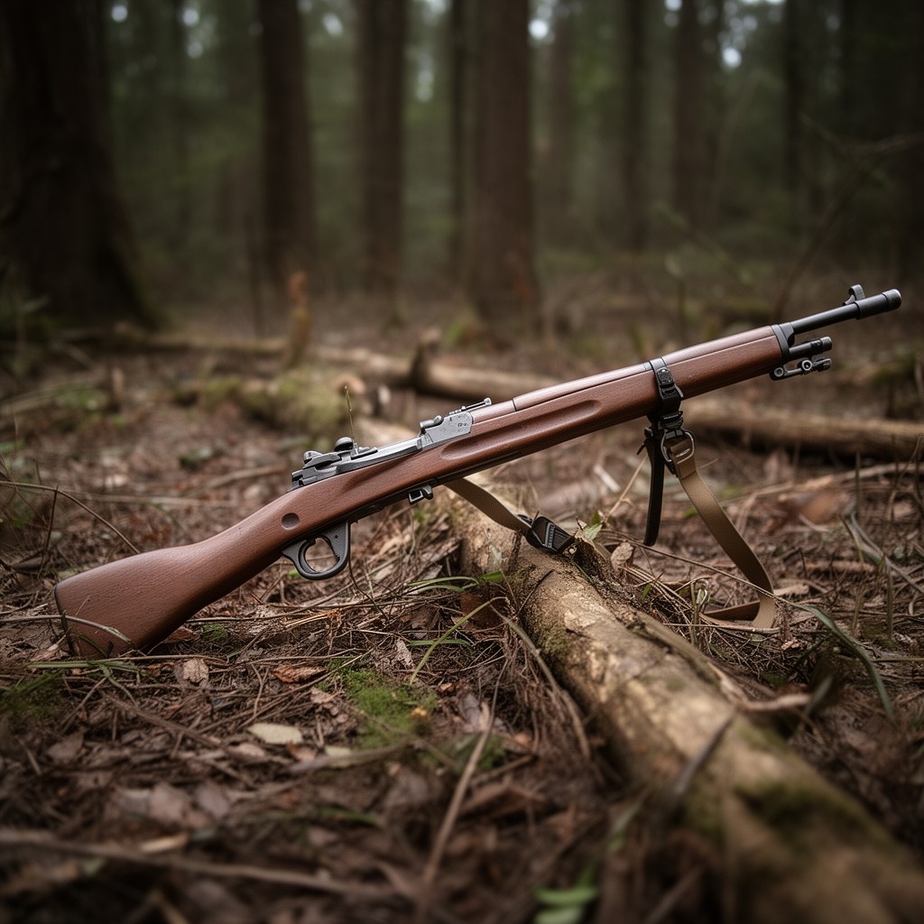 AI-generated illustration of Type 99 rifle