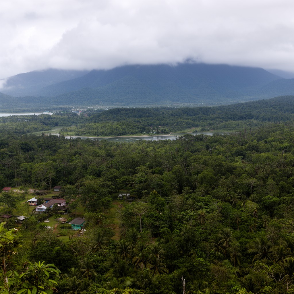 AI-generated illustration of Samar Island