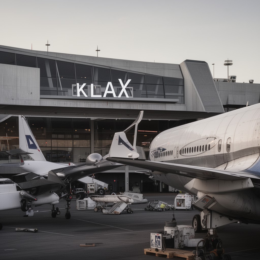 AI-generated illustration of KLAX