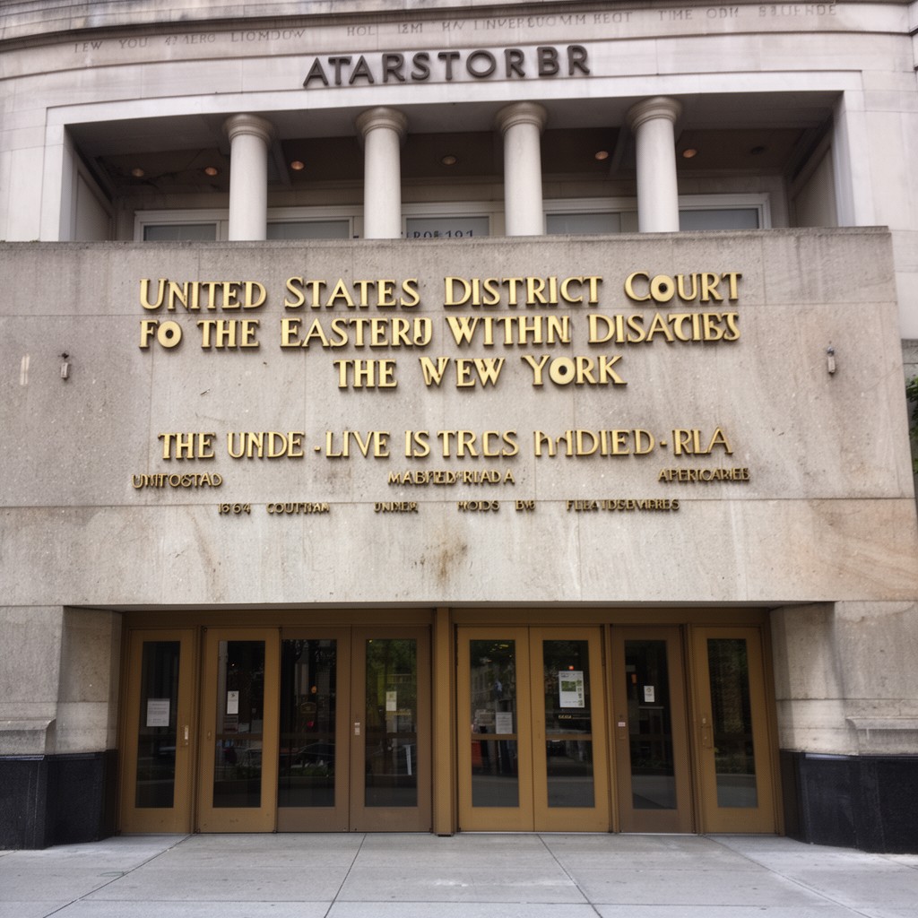 AI-generated illustration of United States District Court for the Eastern District of New York