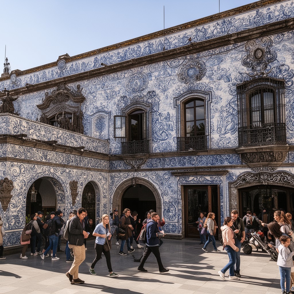 AI-generated illustration of Casa de los Azulejos