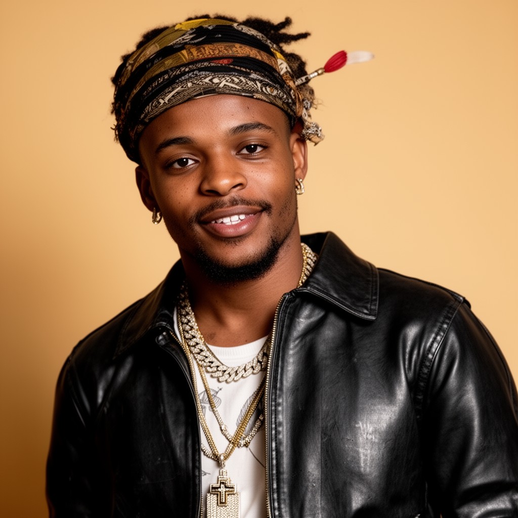 AI-generated illustration of Diamond Platnumz