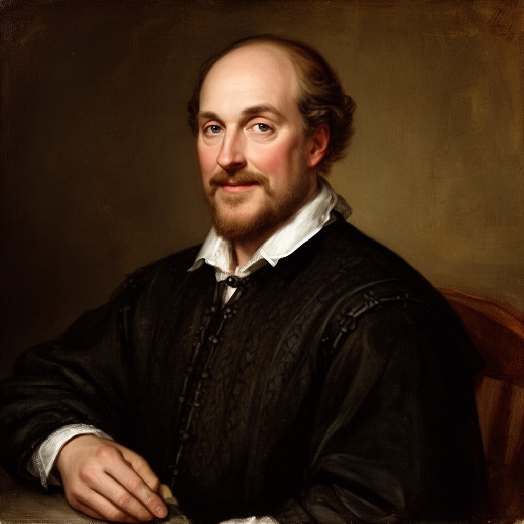 AI-generated illustration of George Fox