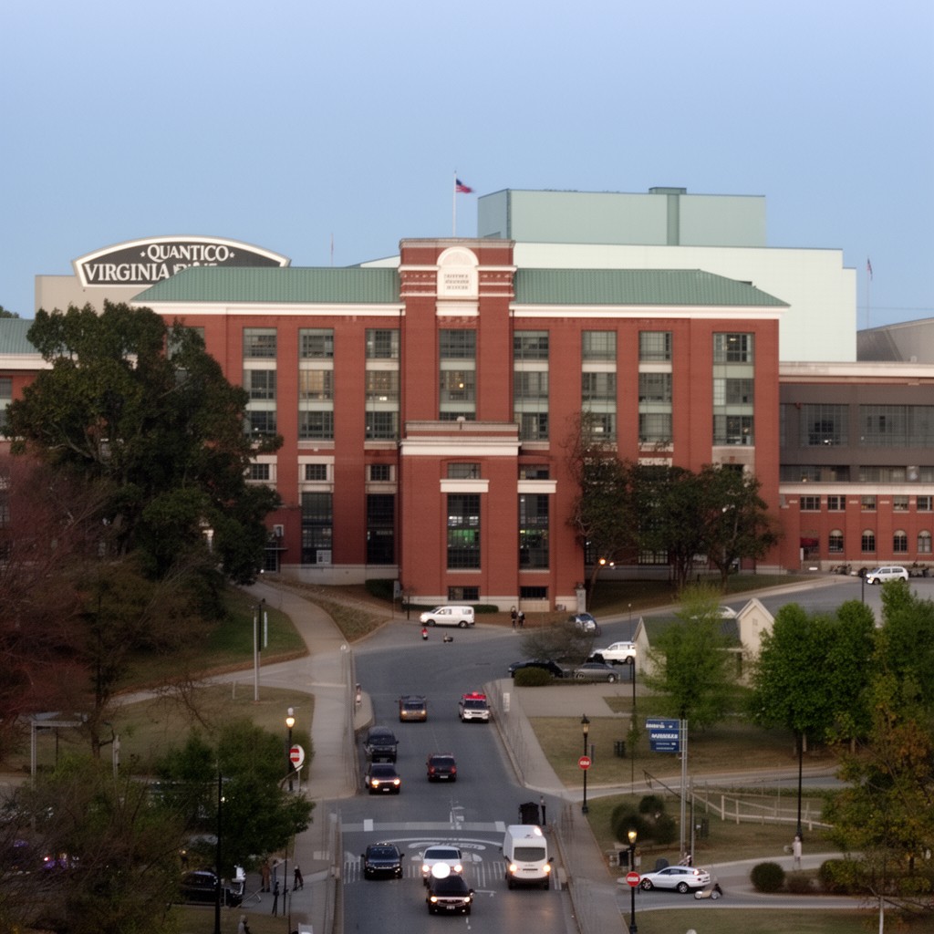 AI-generated illustration of Quantico, Virginia