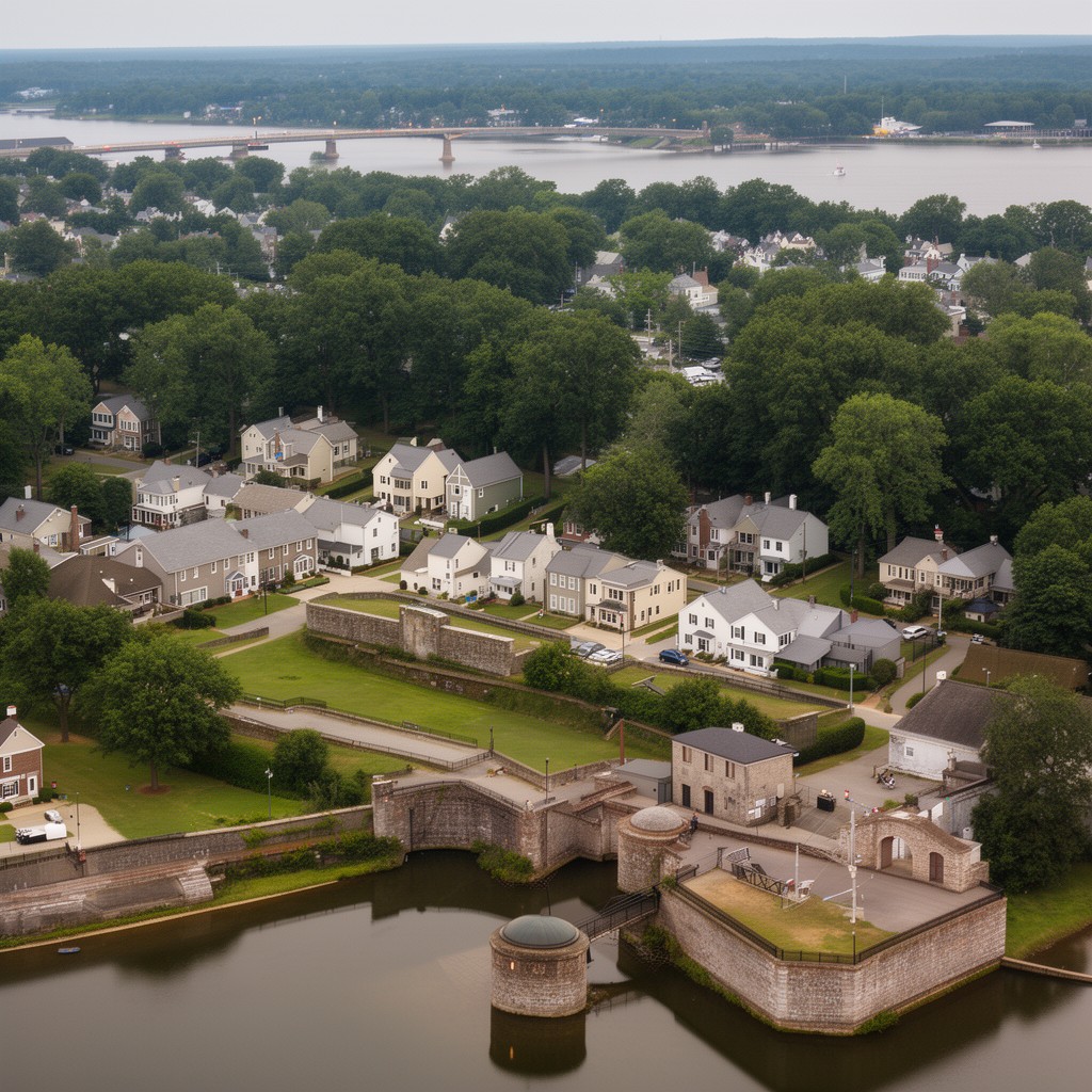 AI-generated illustration of Fort Washington, Maryland