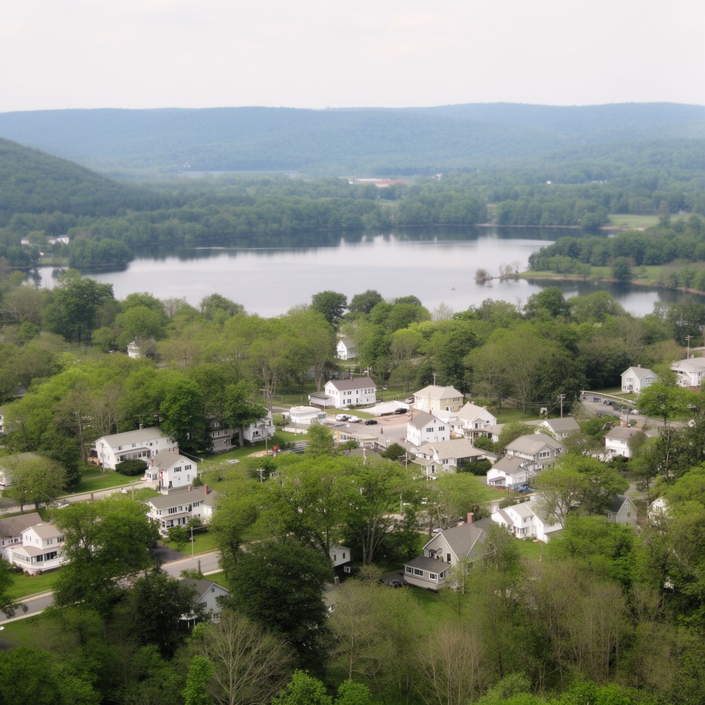 AI-generated illustration of Easton, Connecticut