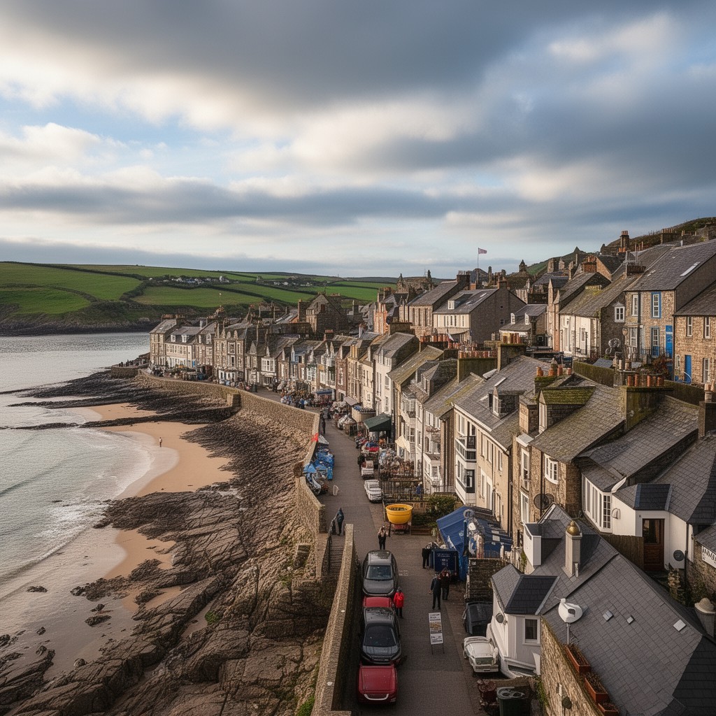 AI-generated illustration of East Neuk of Fife
