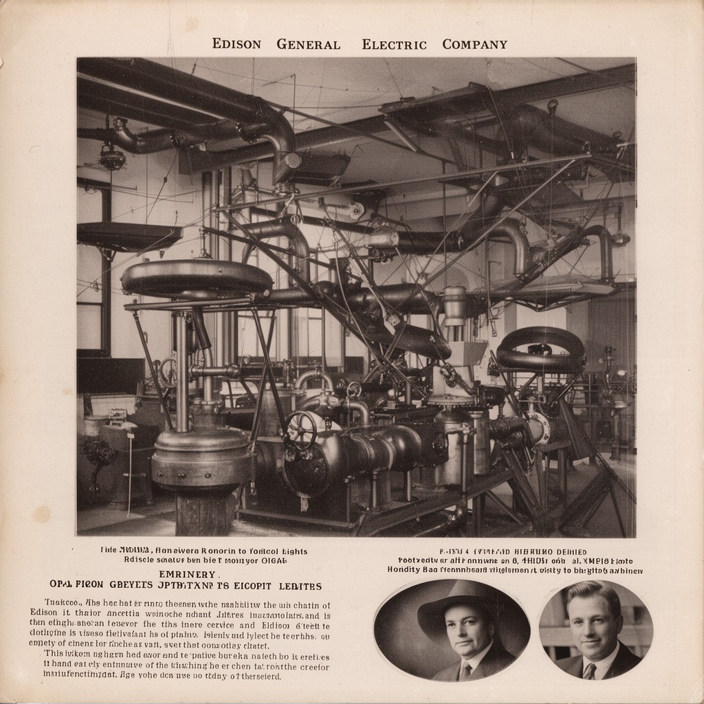AI-generated illustration of Edison General Electric Company
