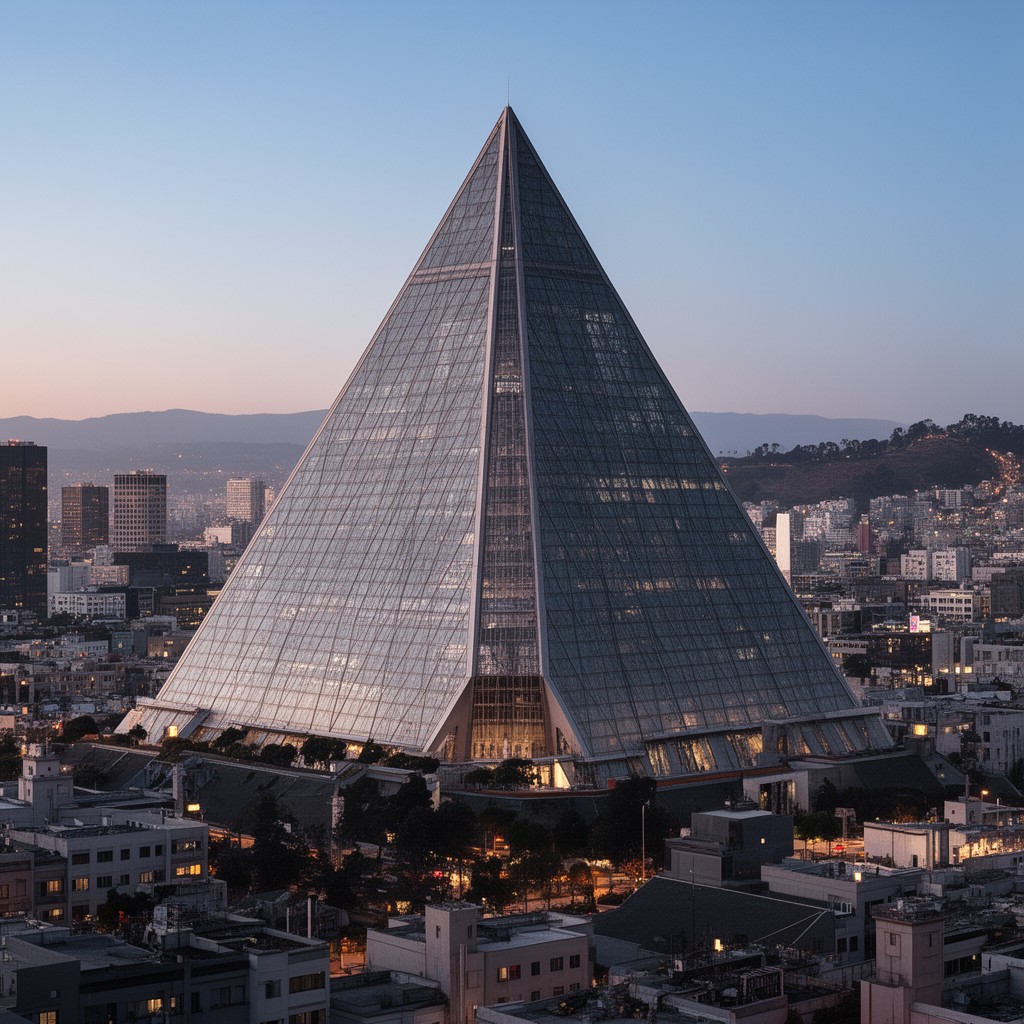 AI-generated illustration of The Pyramid