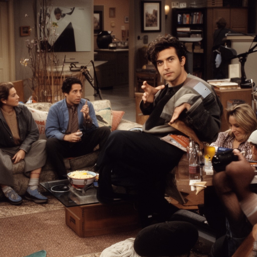 AI-generated illustration of Seinfeld