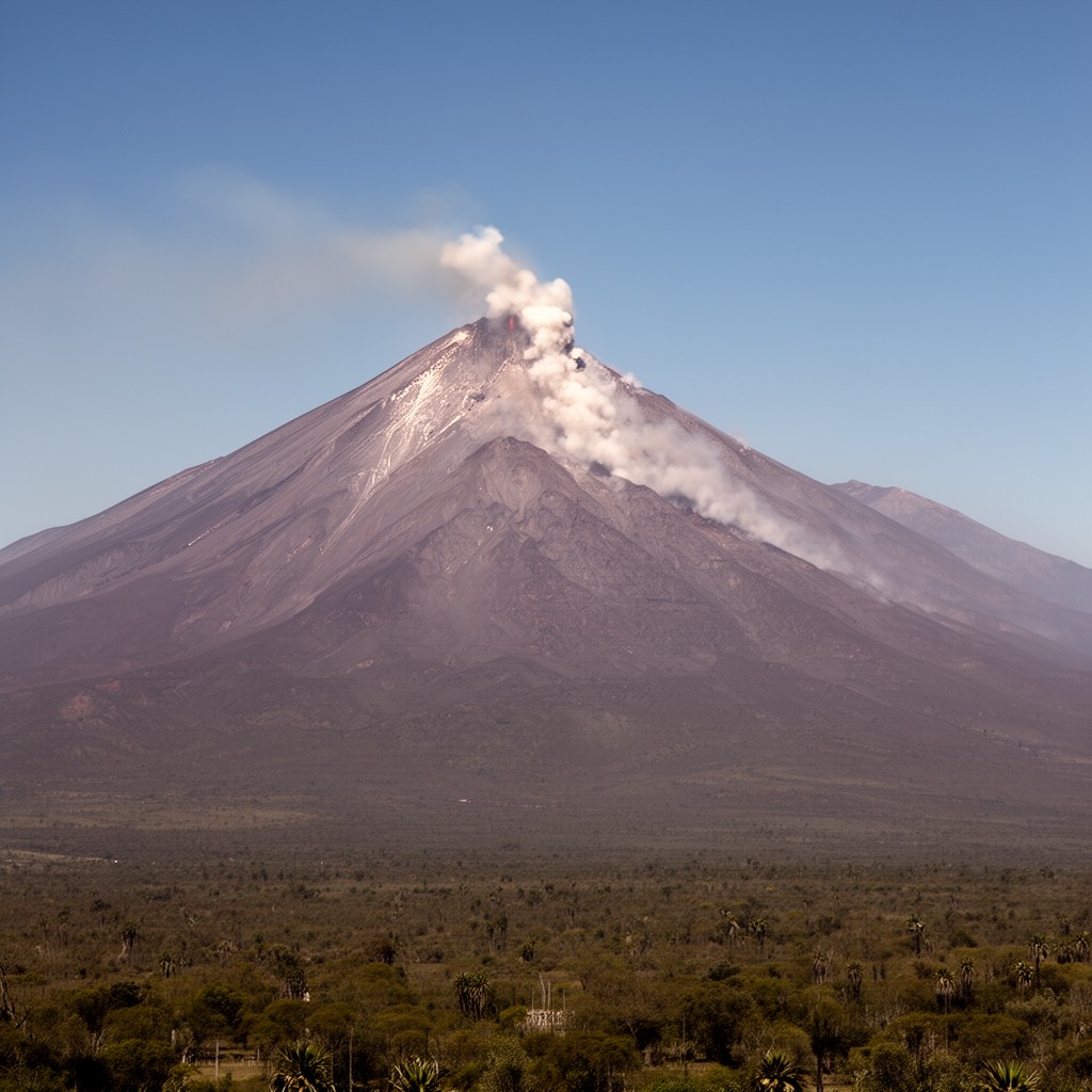 AI-generated illustration of Popocatépetl