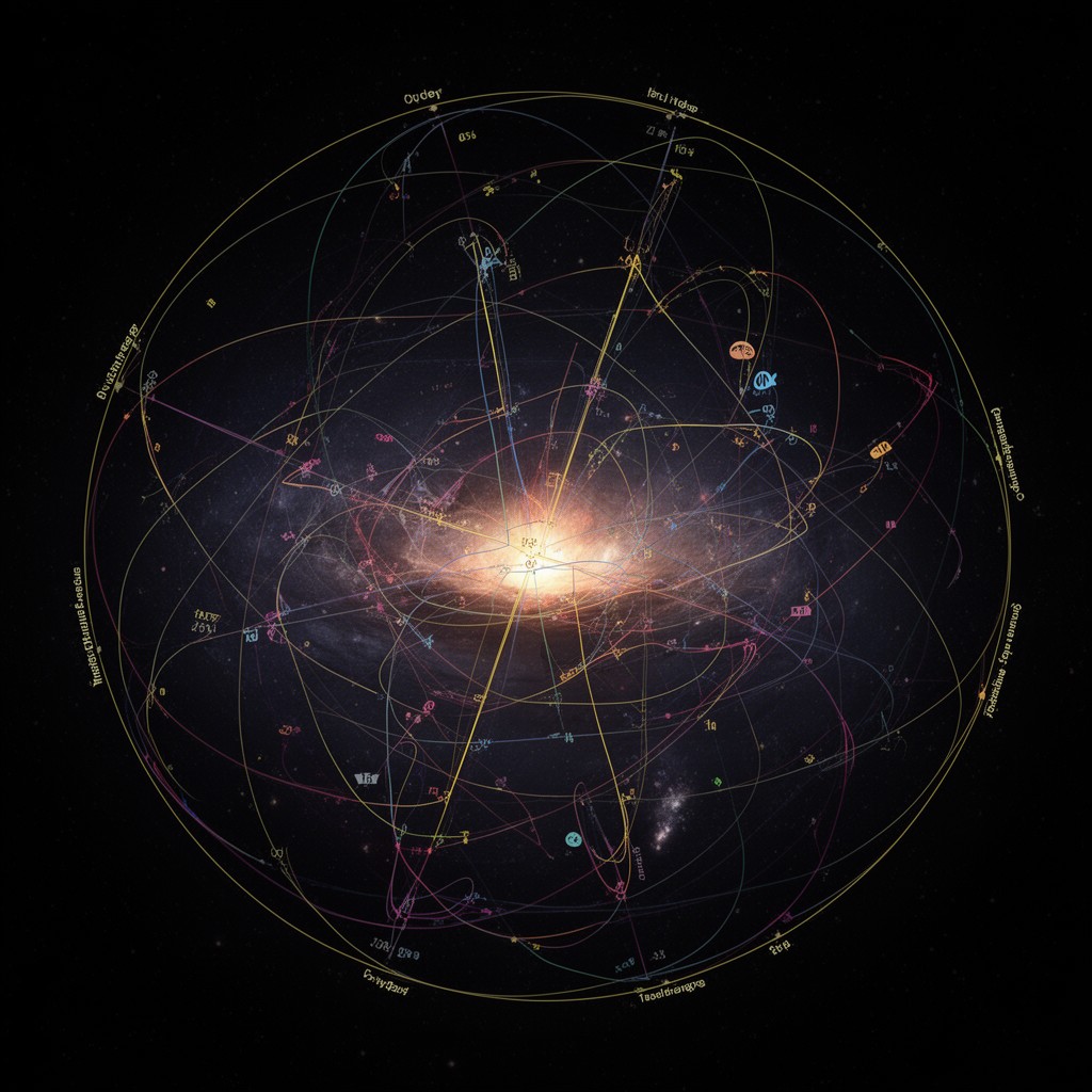 AI-generated illustration of Painlevé–Gullstrand coordinates