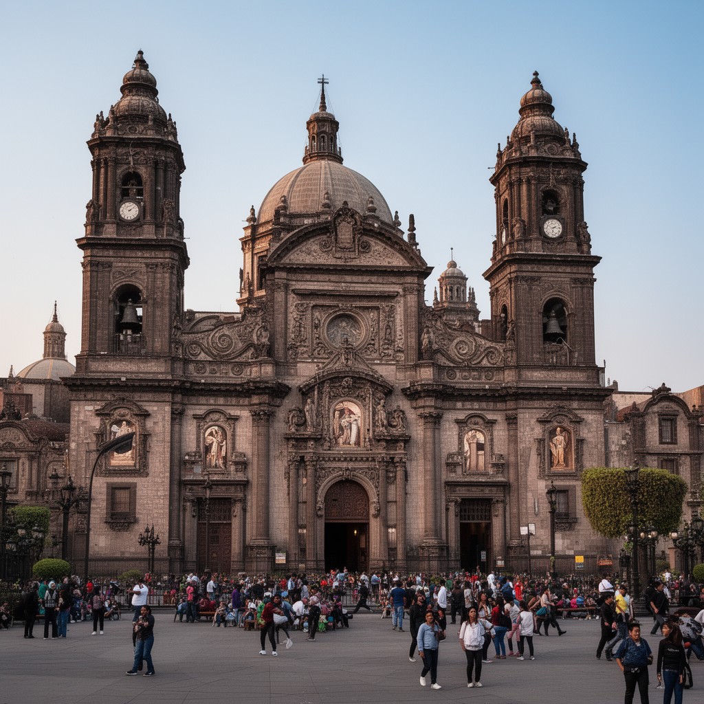 AI-generated illustration of Metropolitan Cathedral of the Assumption of the Most Blessed Virgin Mary into Heaven