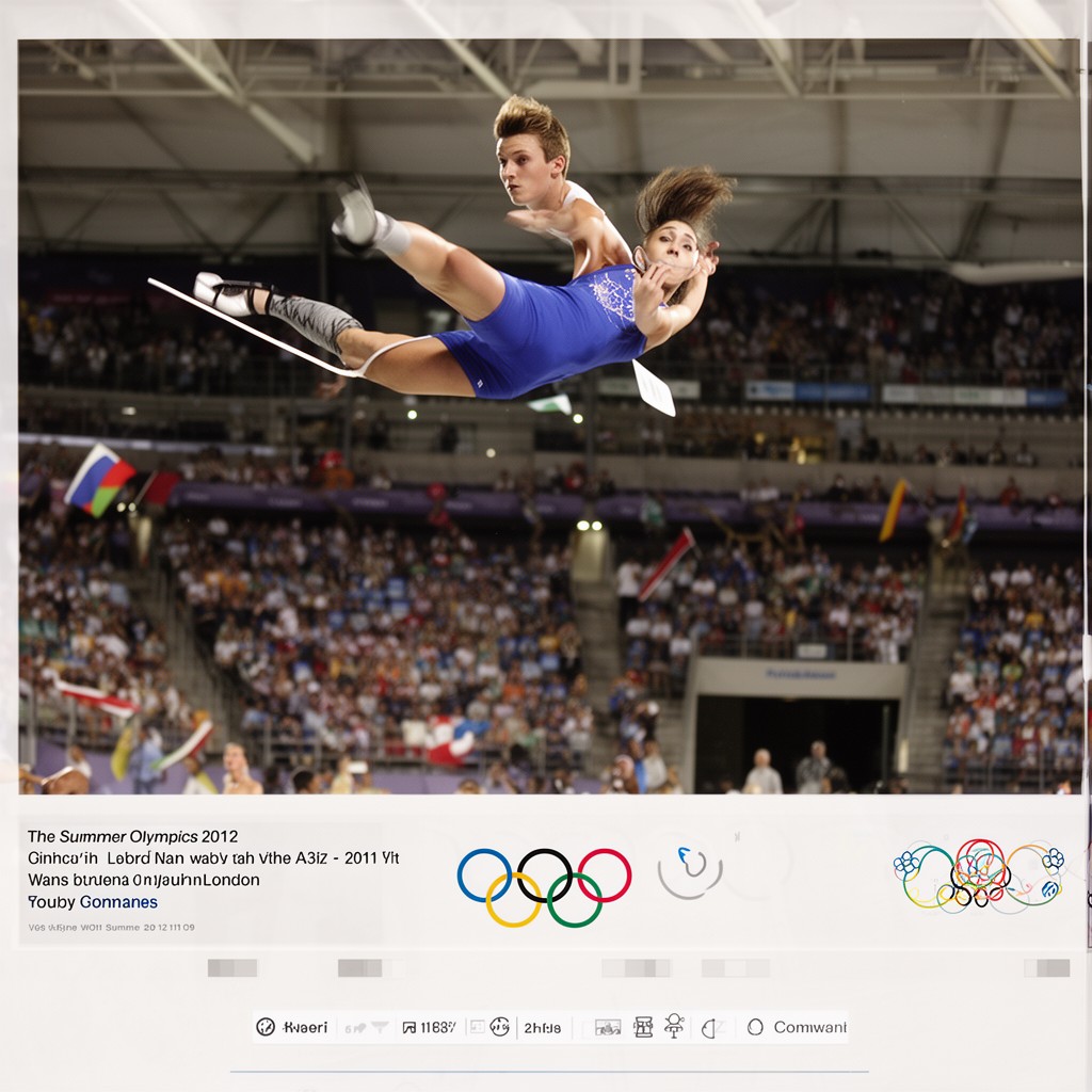 AI-generated illustration of Summer Olympics 2012