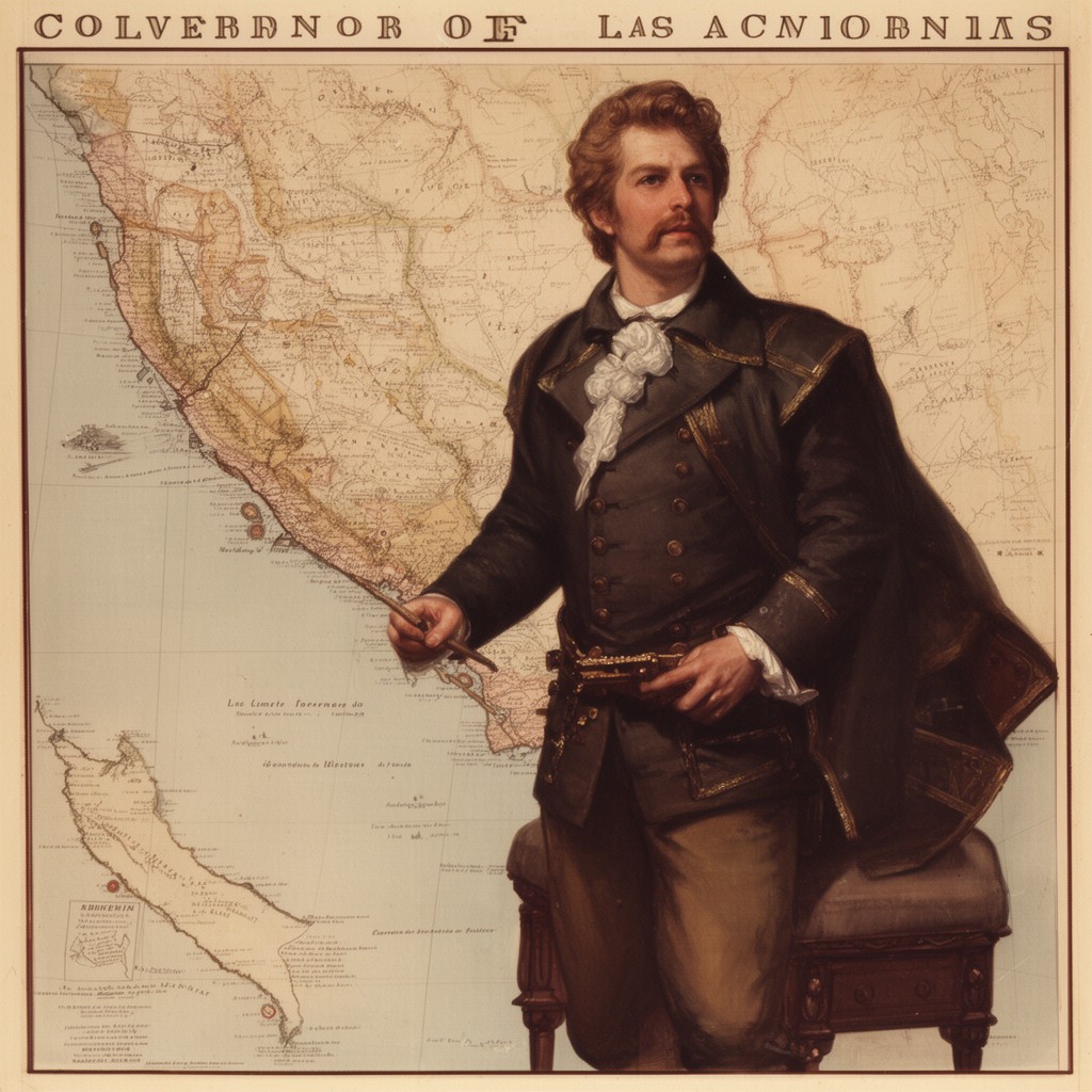 AI-generated illustration of Governor of Las Californias