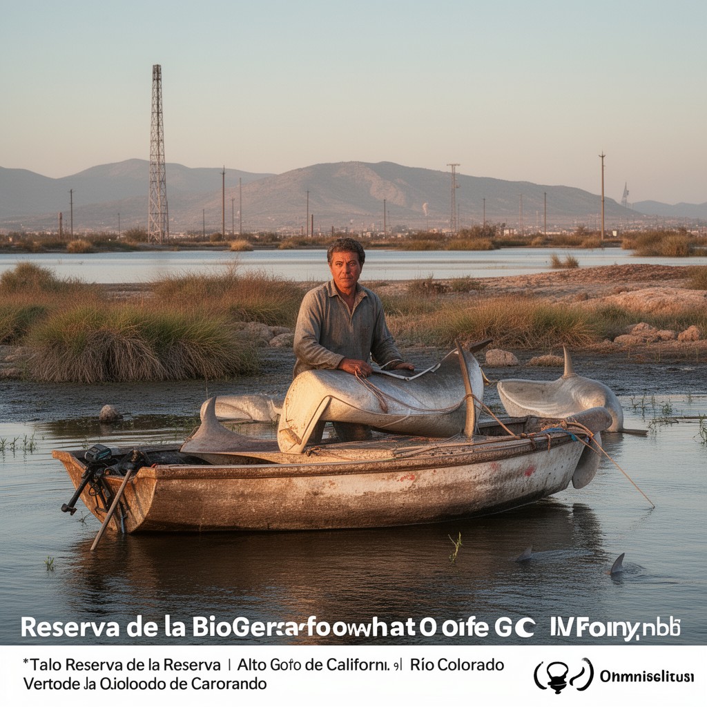 AI-generated illustration of Reserva de la Biosfera Alto Golfo de California y Delta del Río Colorado