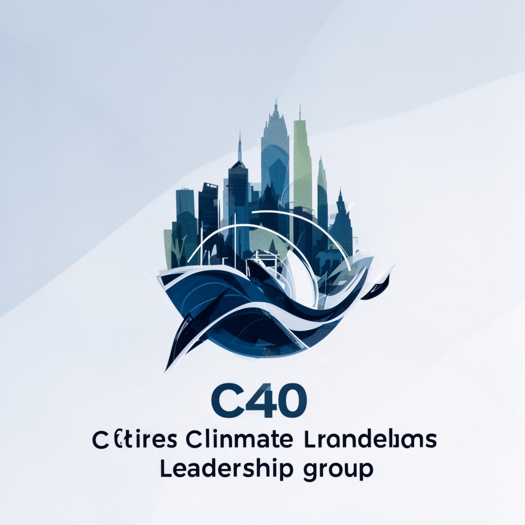 AI-generated illustration of C40 Cities Climate Leadership Group
