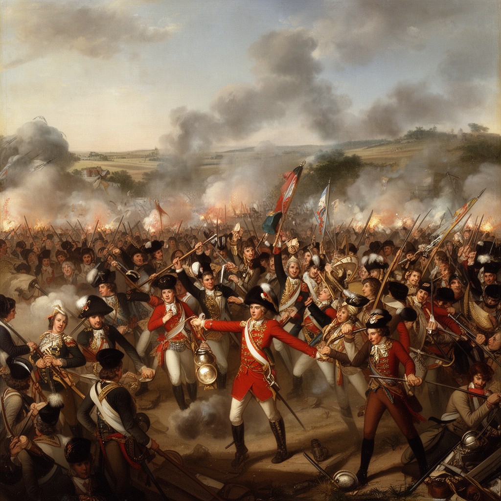 AI-generated illustration of Battle of Hohenfriedberg