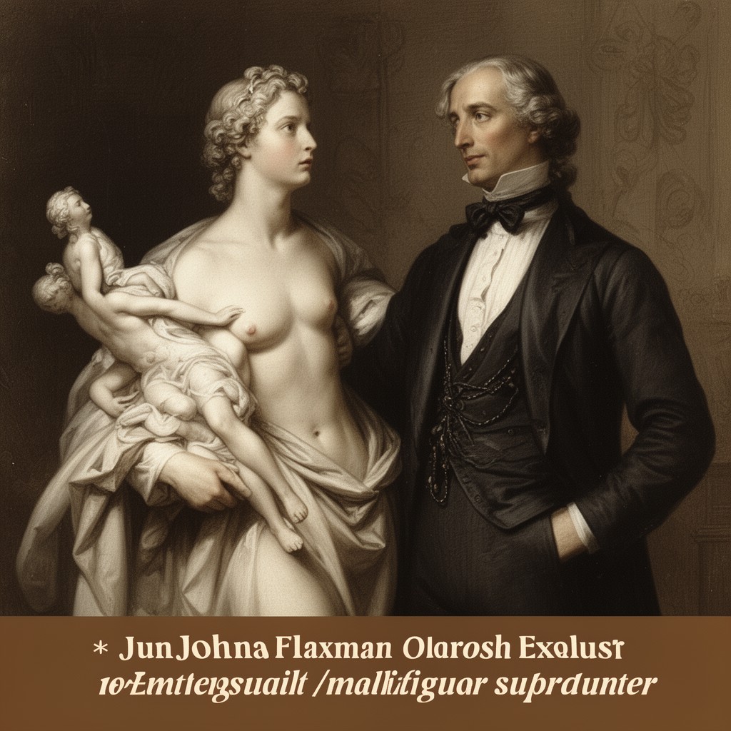 AI-generated illustration of John Flaxman