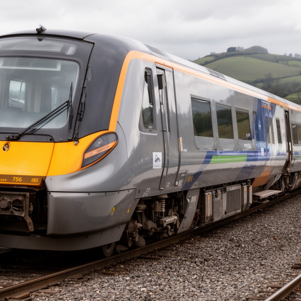 AI-generated illustration of Class 756 train