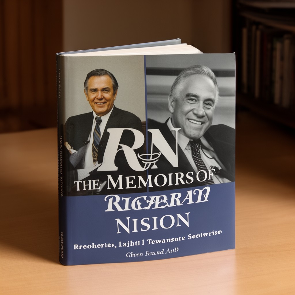 AI-generated illustration of RN: The Memoirs of Richard Nixon