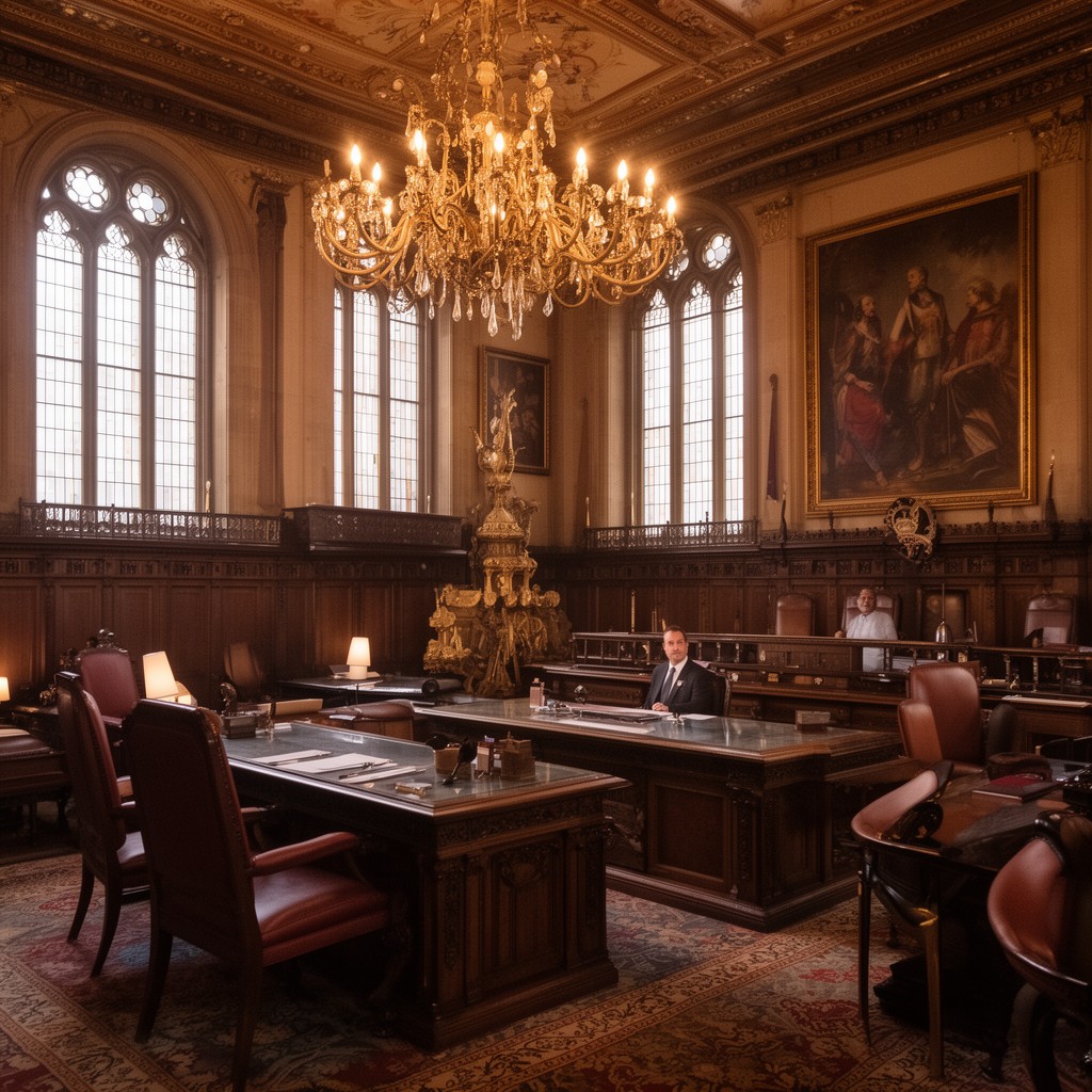 AI-generated illustration of Lord Mayor’s Parlour