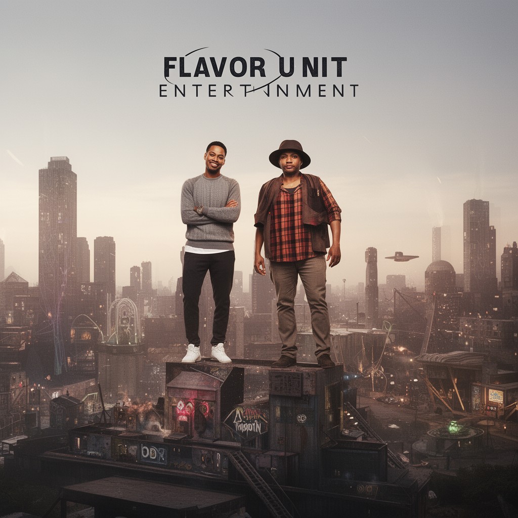 AI-generated illustration of Flavor Unit Entertainment