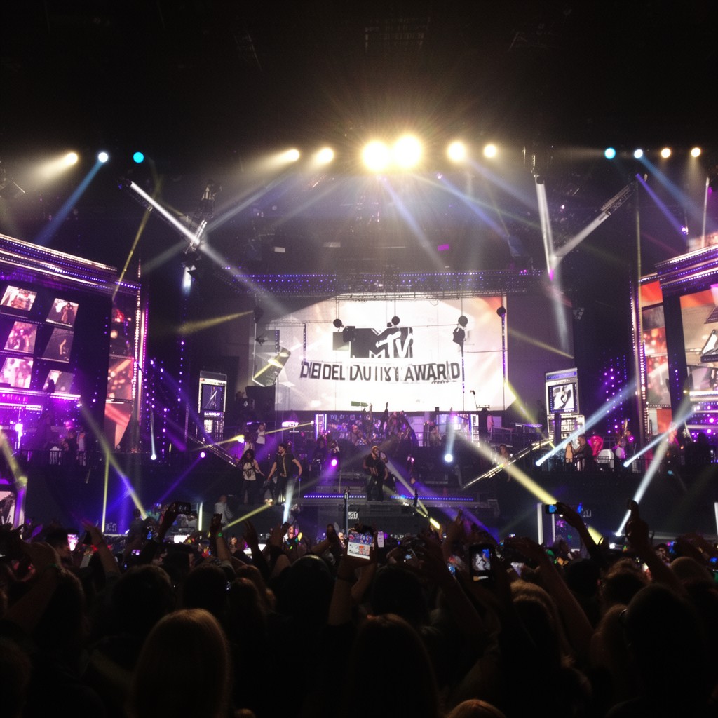 AI-generated illustration of 2012 MTV Video Music Awards